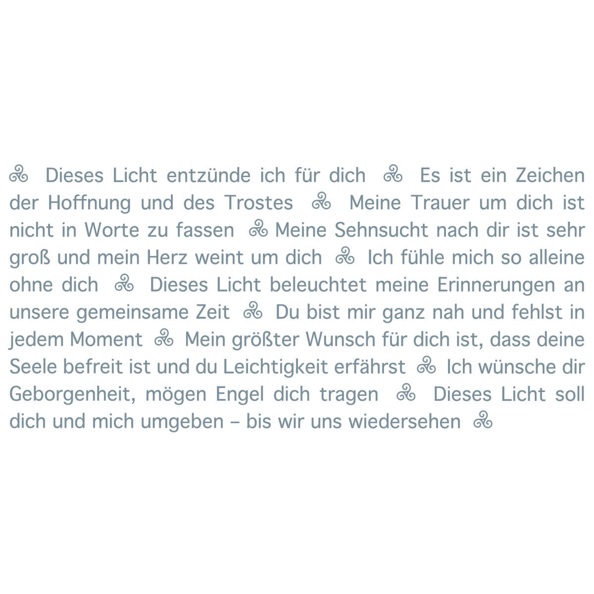 10152-00-D Wortlichtkerze - Das Licht für dich