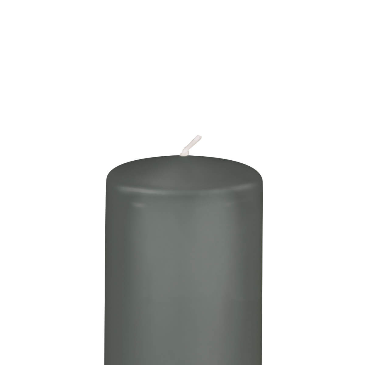 Zylinderkerzen – 60 mm Durchmesser - in 33 Farben - 70 mm -09 anthrazit