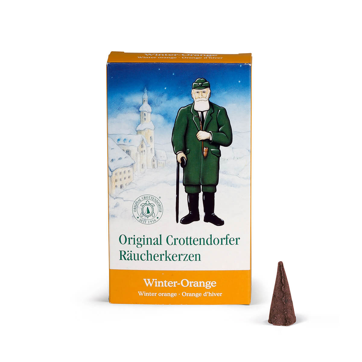 9337-00-A Crottendorfer Räucherkerzen – Winter-Orange