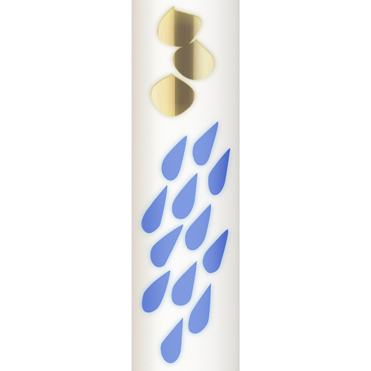 T2023 Taufkerze Getauft seiest du -  235/50 mm