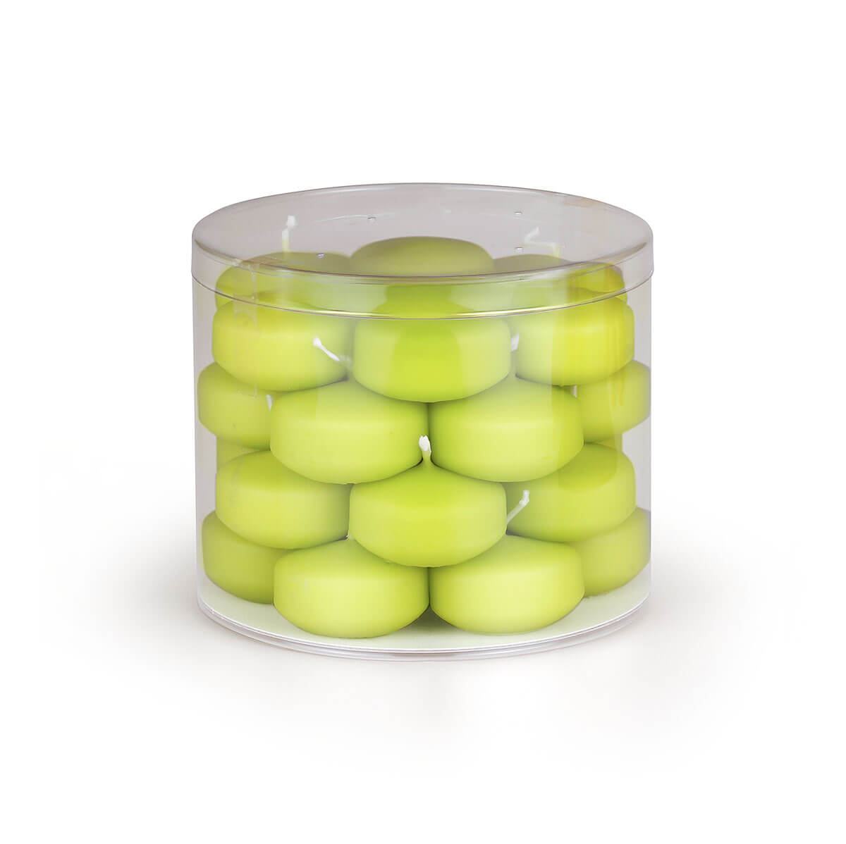 Schwimmkerzen 30/50 mm – limone – Dosen à 28 Stück Schwimmkerzen 30/50 mm – limone – Dosen à 28 Stück