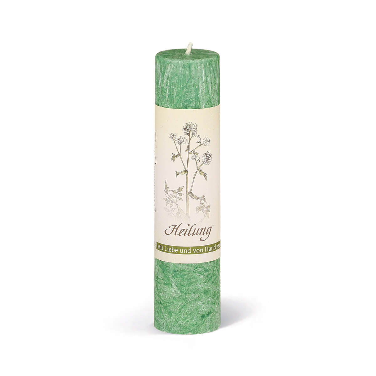 Heilkräuterkerze aus Olivenwachs-Stearin – Heilung – vegan