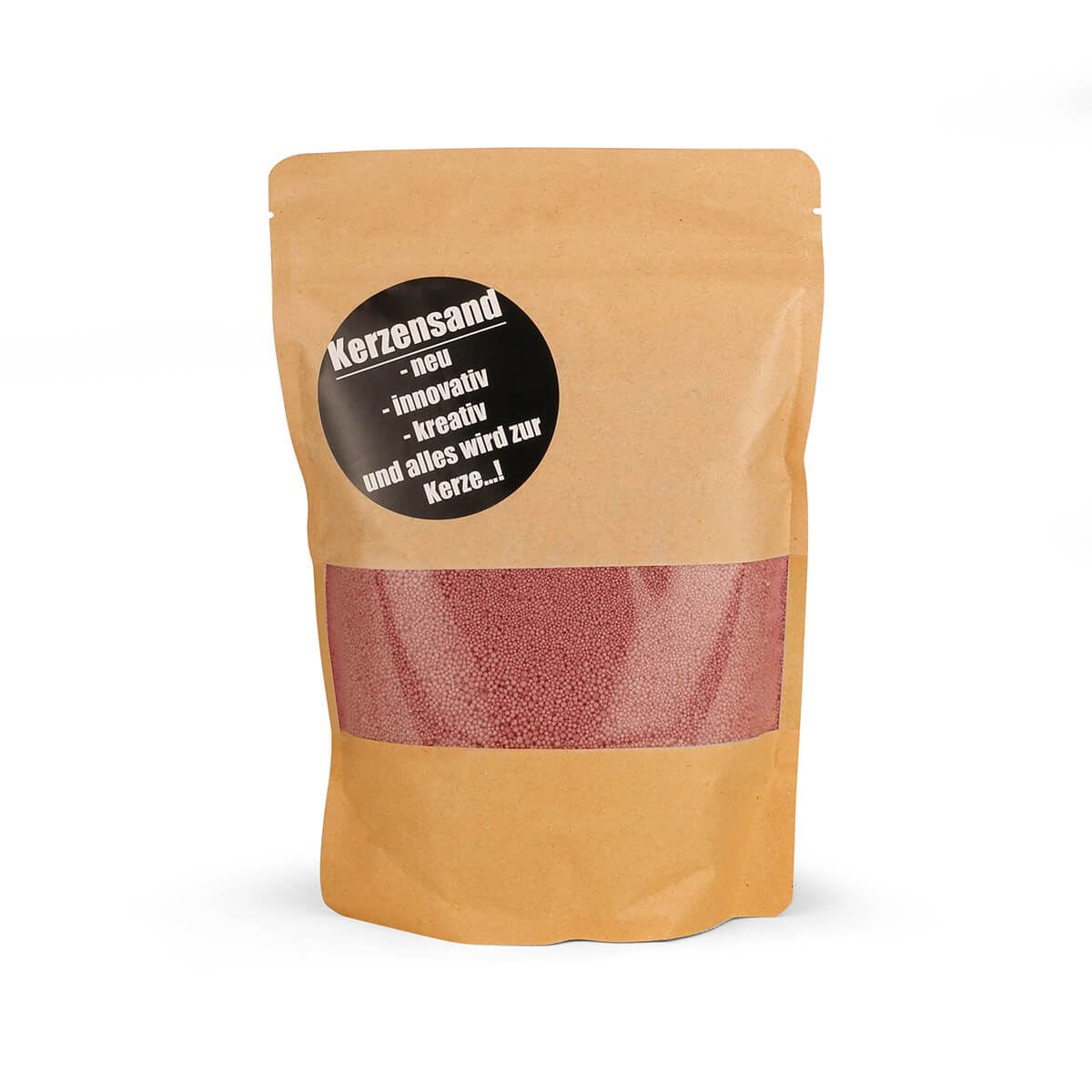 9360-00-A Kerzensand flieder 400 g mit Docht - Kerzen basteln ohne Wachs schmelzen