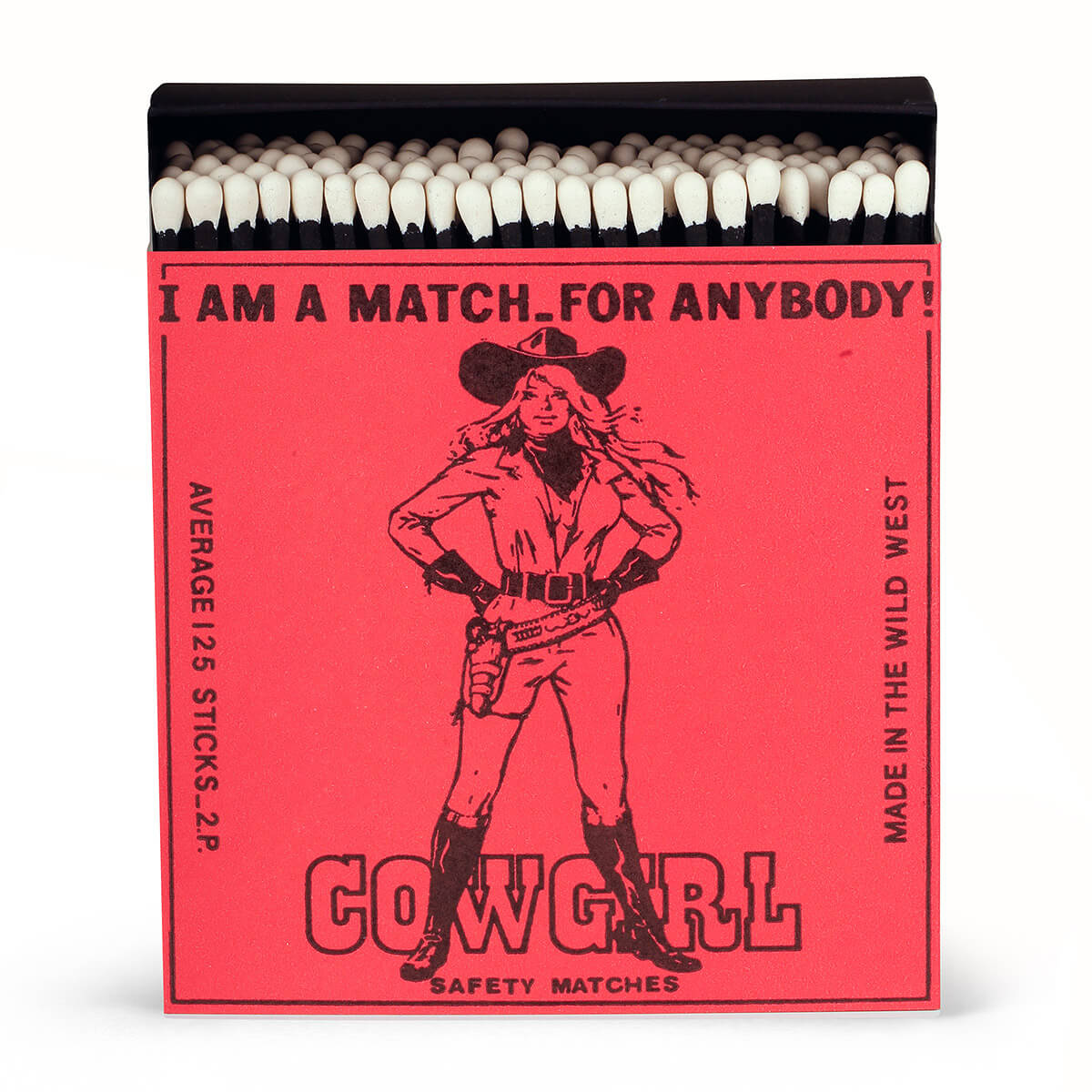Zündhölzer XL – Cowgirl