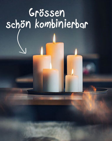 teaser_zylinderkerzen Banner Zylinderkerzen