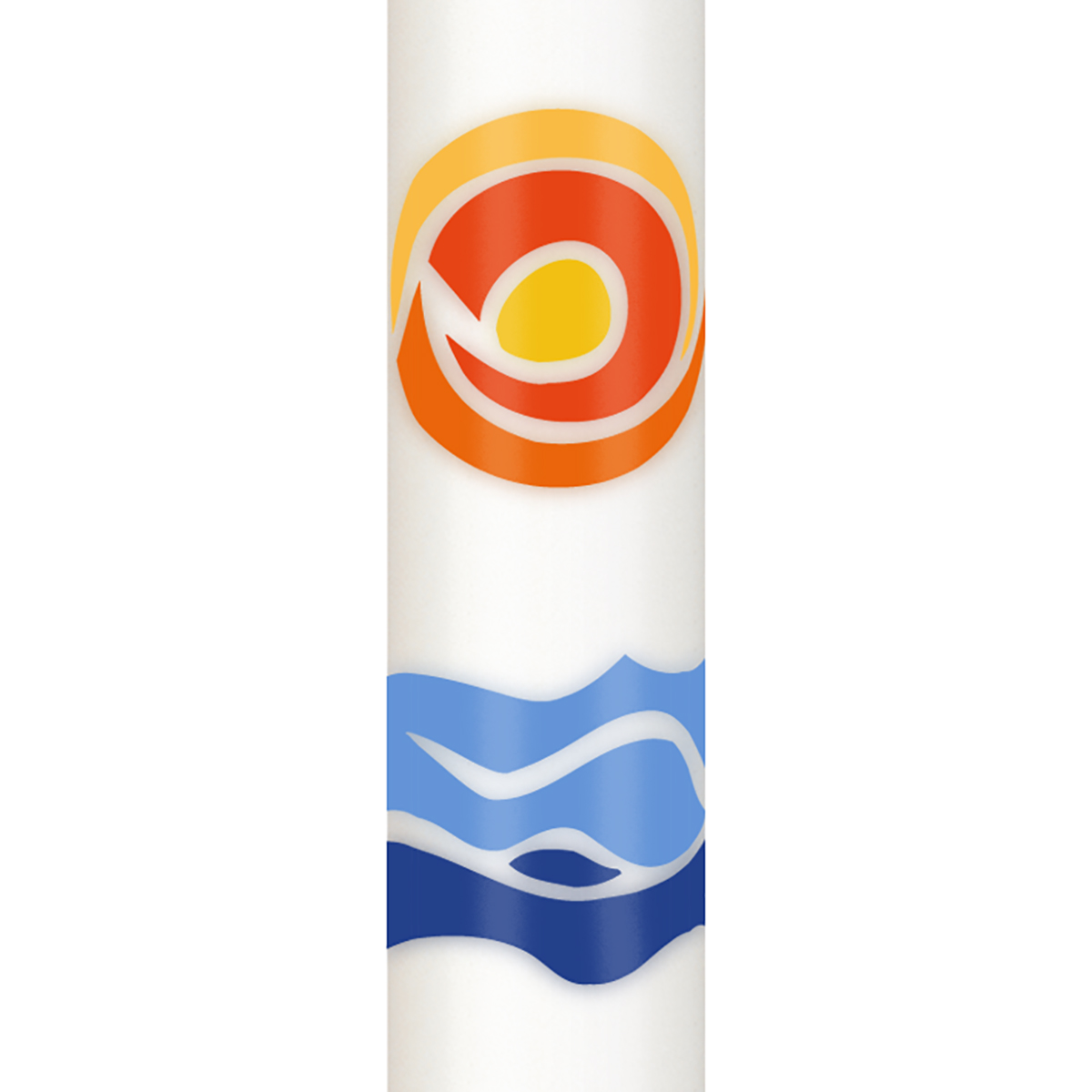 T2006 Taufkerze Sonne - Wasser