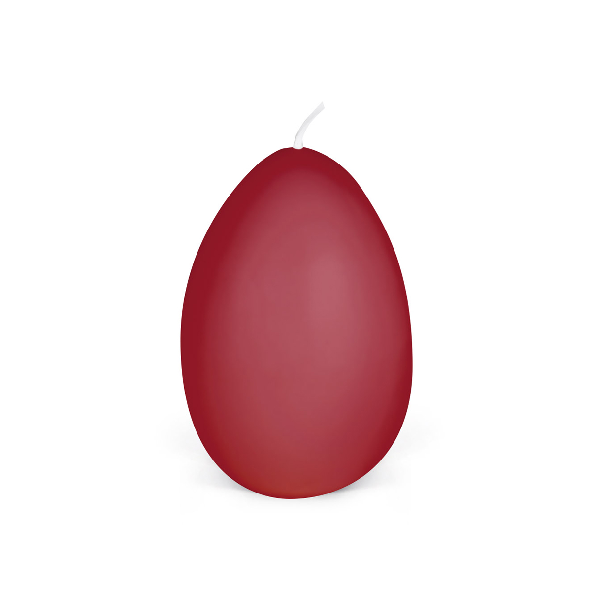 2371-28-karminrot Eierkerzen - 90/60 mm - in 33 Farben -  28 karminrot