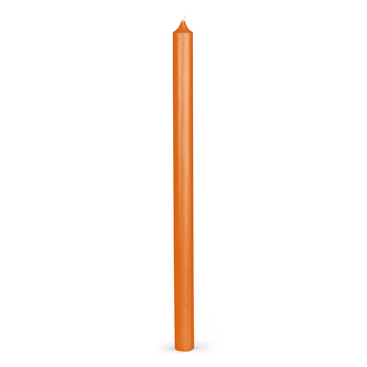 Stabkerzen Rustic - durchgefärbt - 340/21 mm - in 33 Farben - 25 orange