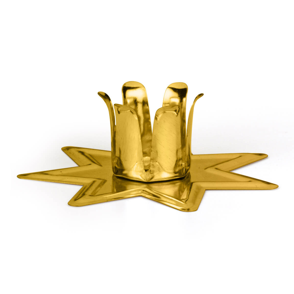 10409-00-A Kerzenständer sternförmig 22 mm gold