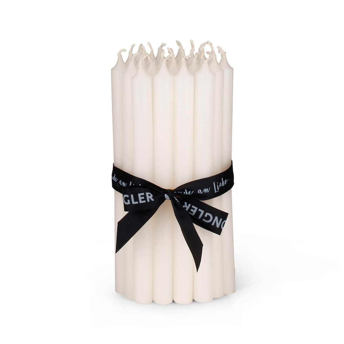 50 Weiße Christingle Weihnachtskerzen 15,2cm - Traditionelle Baumkerzen | Lange Brenndauer